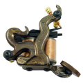 Stylish Damascus Tattoo Machine with 12 Wrap Coil E-6